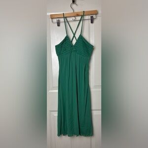 NWT GUESS JEANS Green Sleeveless dress $98 MSRP